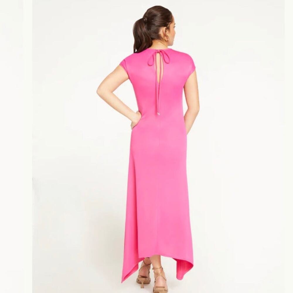 GSTQ Top Spin Dress in Pink Lux